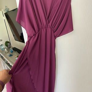 Elegant Purple Women's Dress